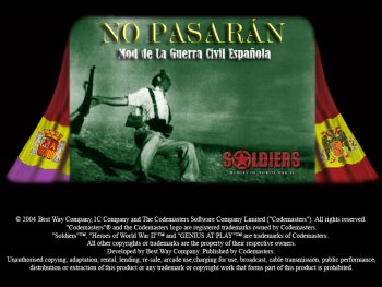 No Pasaran Spanish Civil War RUS v1.0.0.0
