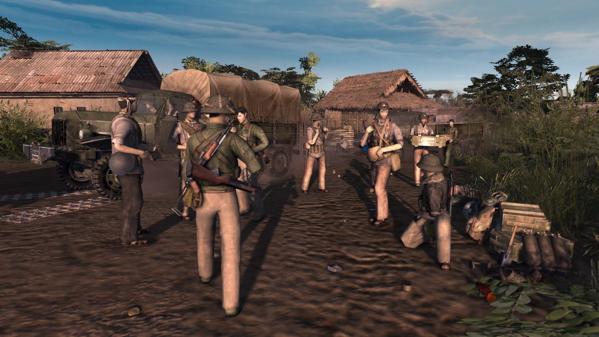 Vietnam at War v1.0.3, v12 - В тылу врага: Штурм 2 / Одиночные миссии /  Мультиплеерные моды / Глобальные моды