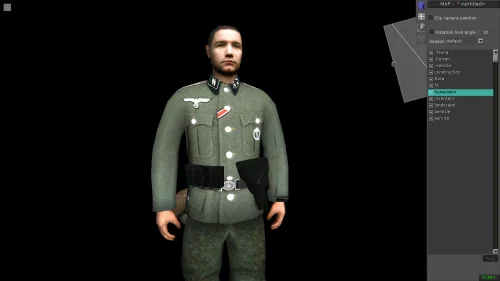 Скин пехотного немецкого офицера