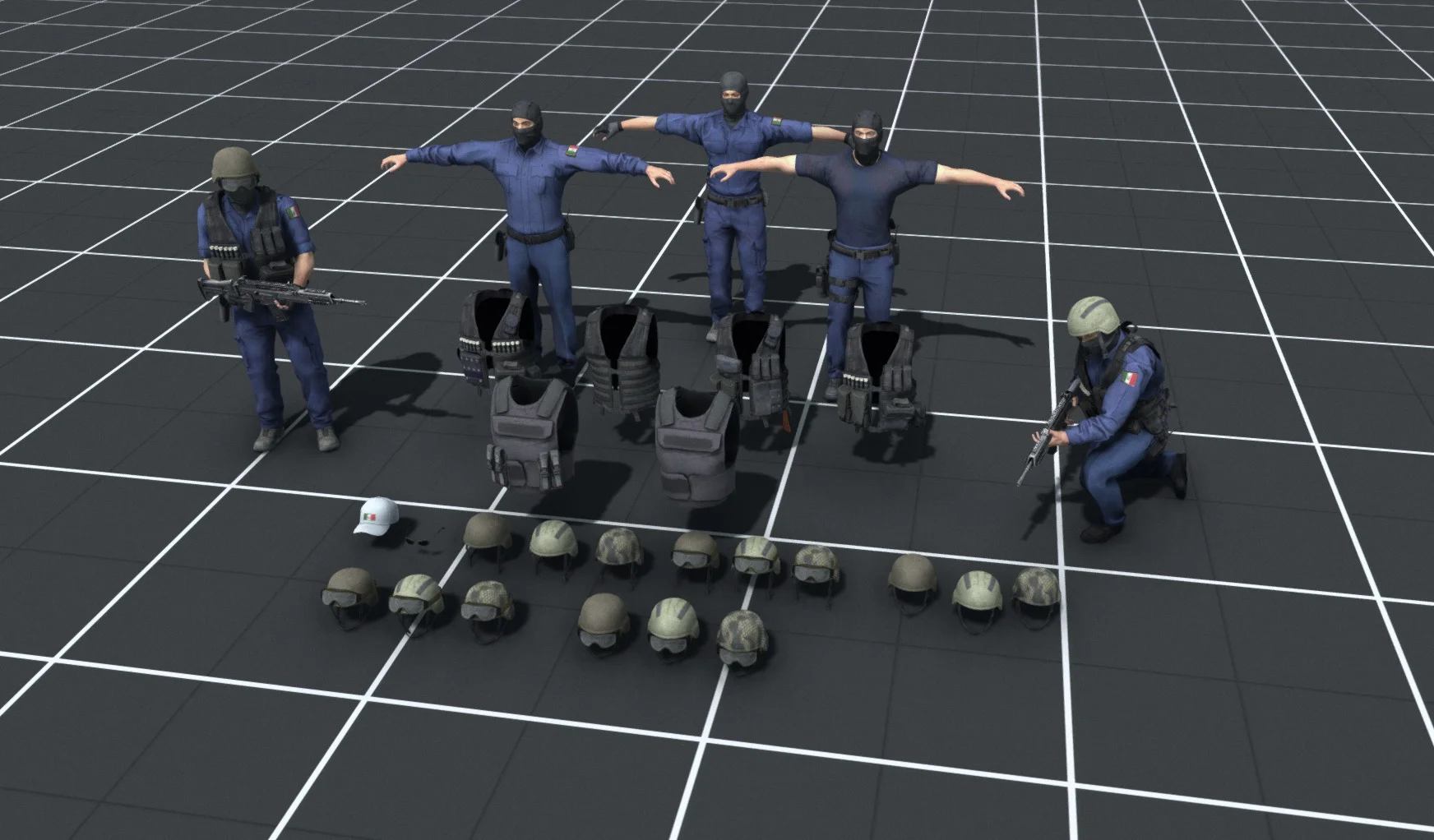 CoD MWII (Warzone): Mexican Federal Police v1.0 CoD MWII (Warzone): Mexican Federal Police v1.0